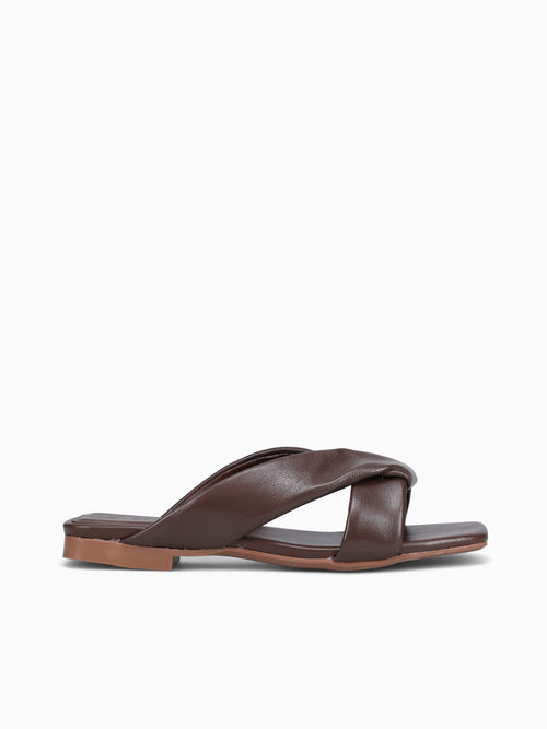 Camille Brown New Veneto Leather Brown / 5 / M