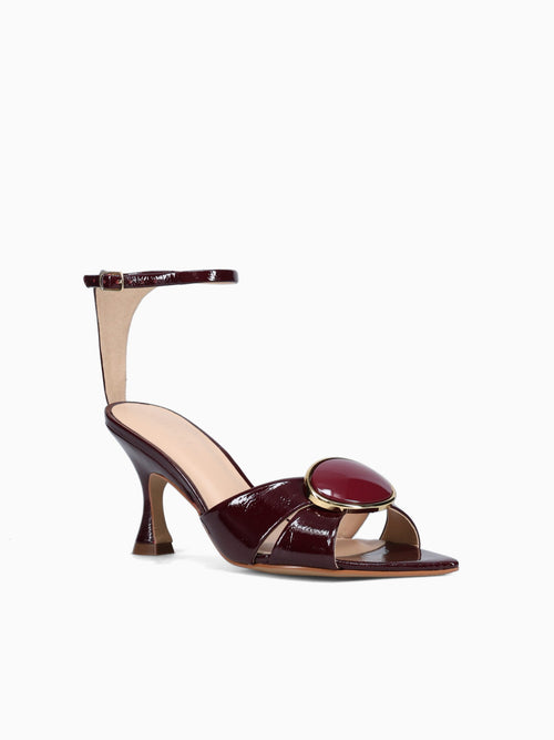 Isabellee Rubino Glossy Patent Leather Dark Pink / 5 / M