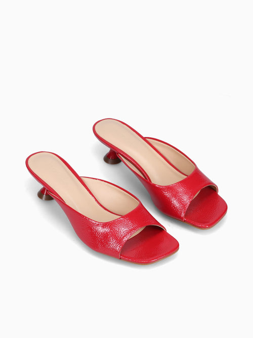 Colette Red Glossy Patent Red / 5 / M