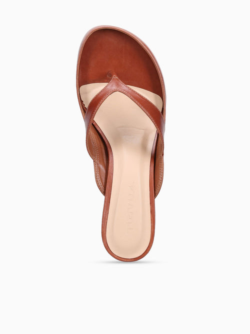 Cécile Cognac Torino Couro Cognac / 5 / M