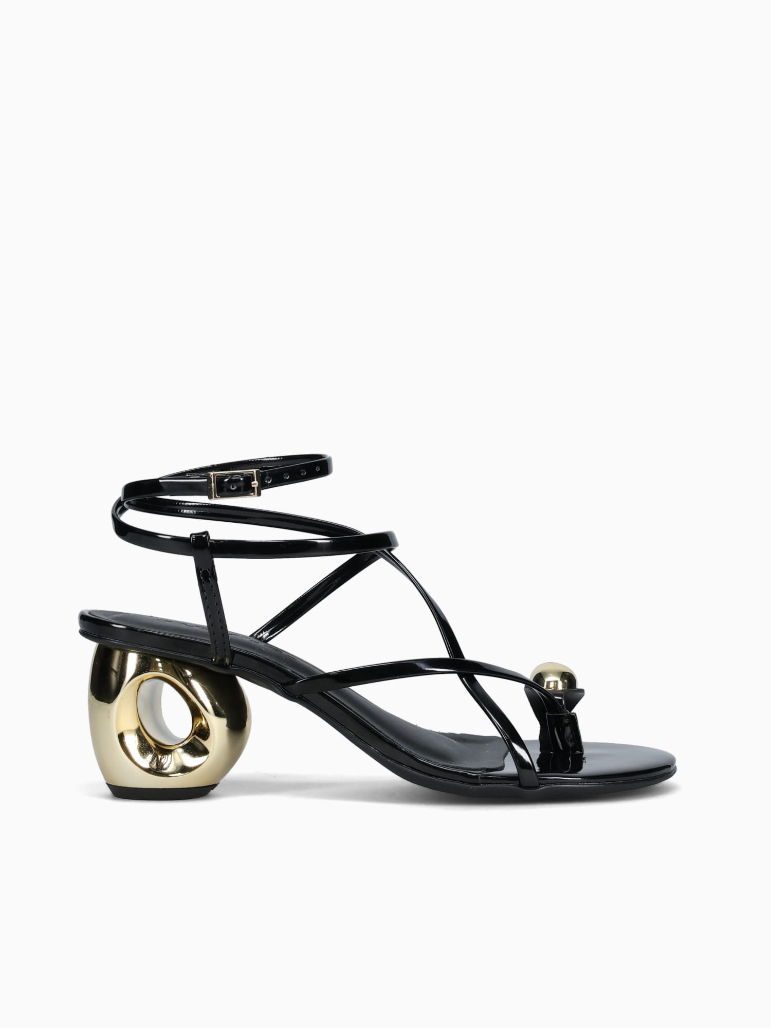 Alessia Negro Oro verniz Black / 5 / M