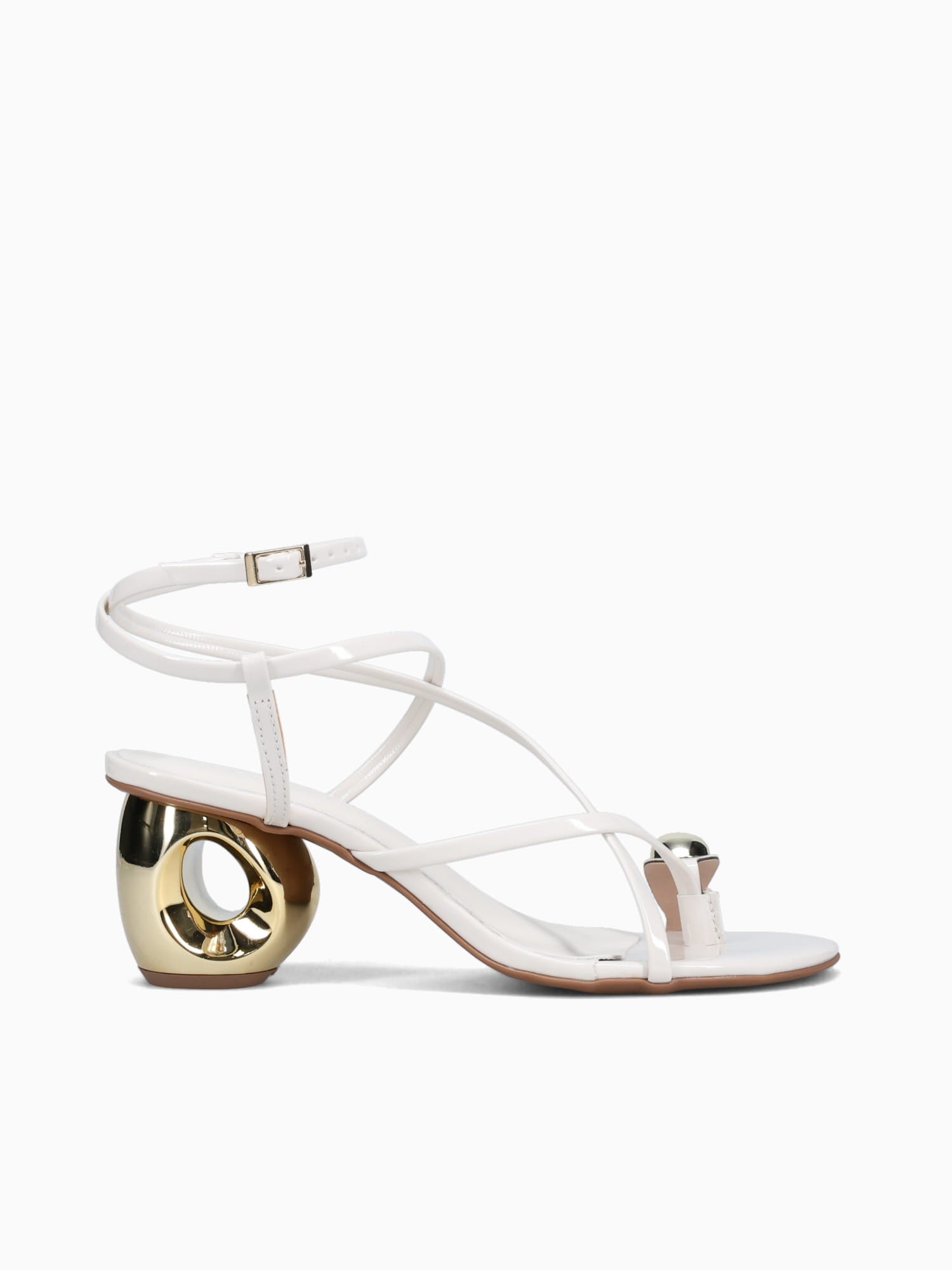 Alessia Offwhite Oro verniz Off White / 5 / M