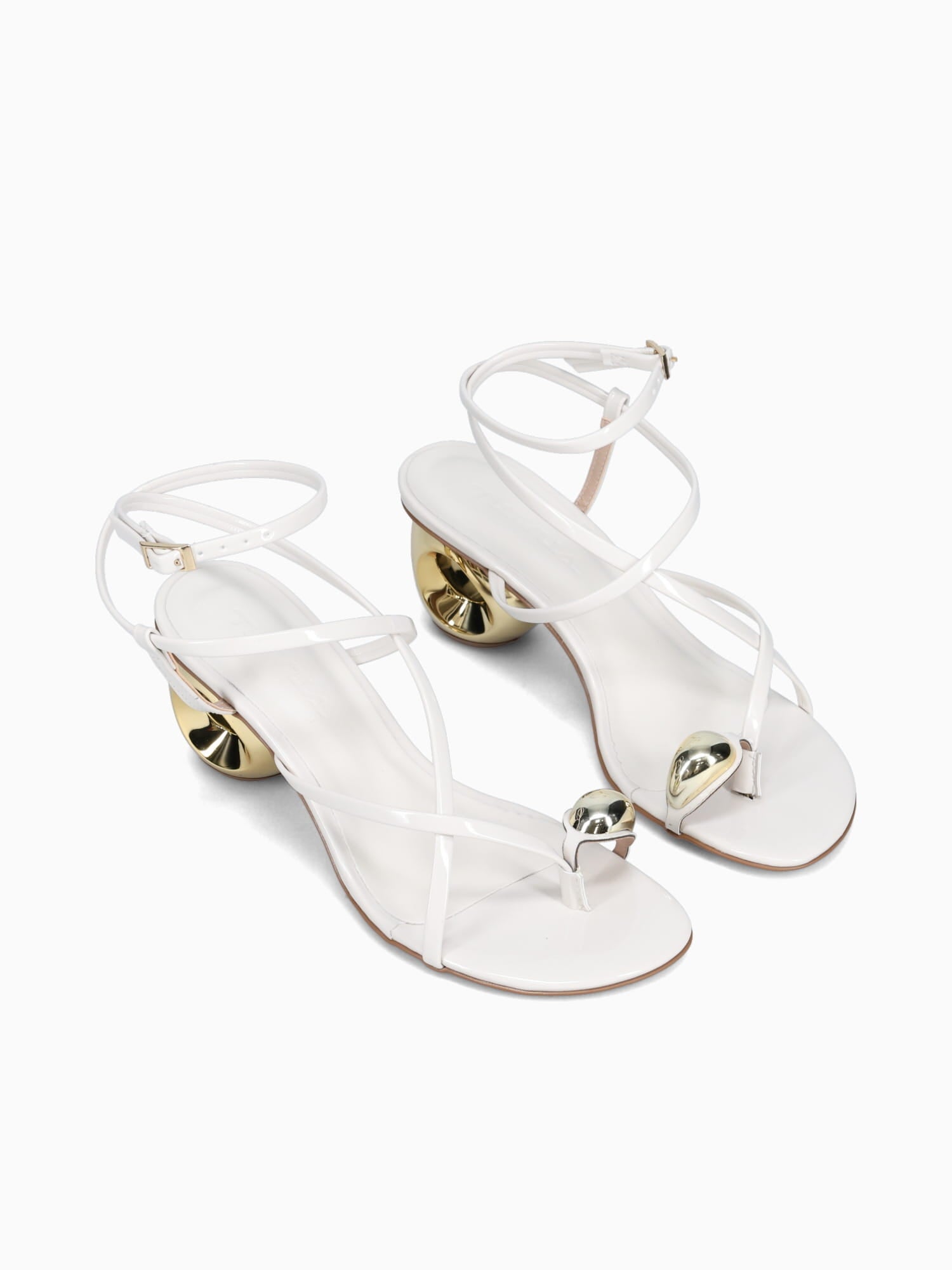 Alessia Offwhite Oro verniz Off White / 5 / M