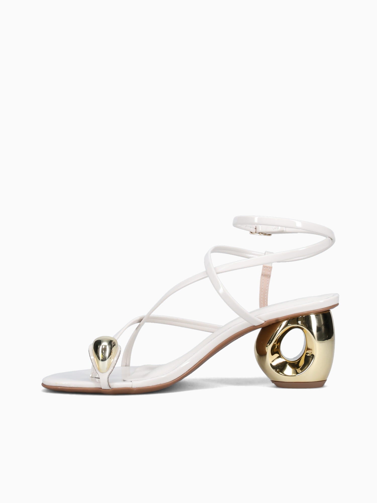 Alessia Offwhite Oro verniz Off White / 5 / M