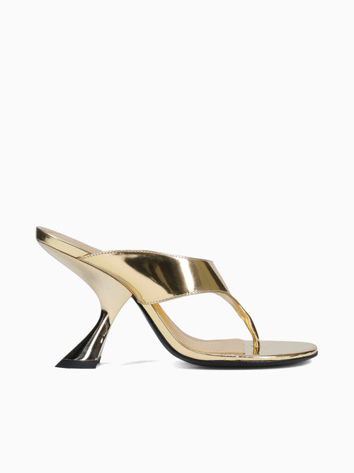 Sugey Gold Claro Spechio Leather Gold / 5 / M