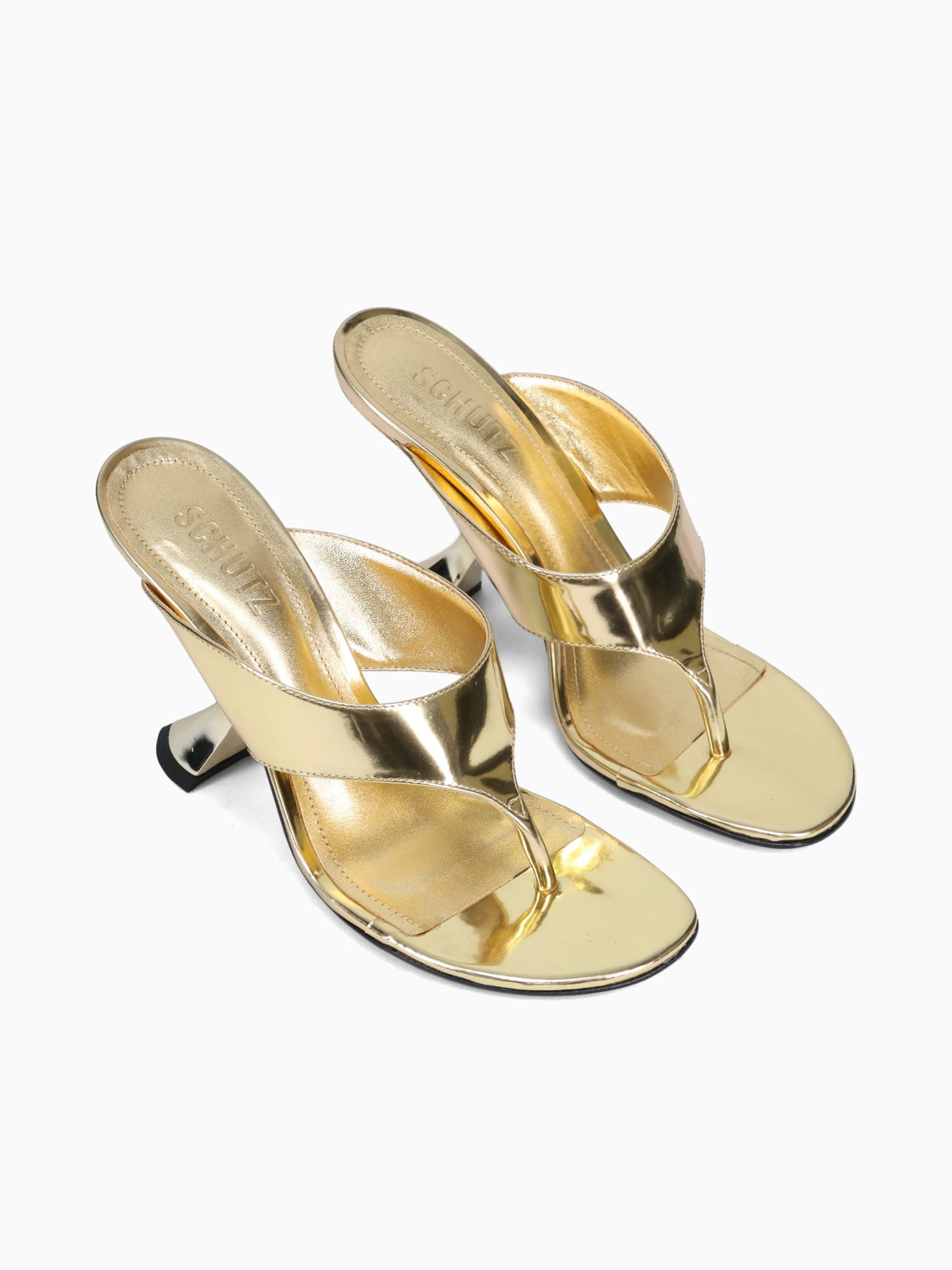 Sugey Gold Claro Spechio Leather Gold / 5 / M