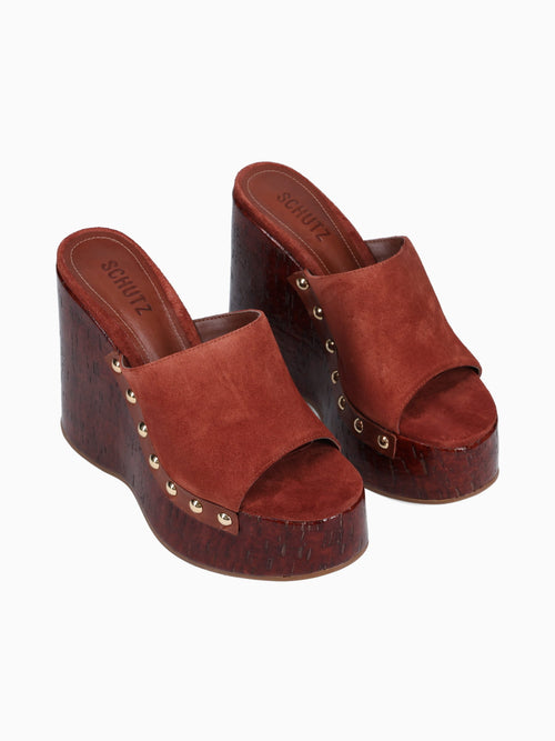 Yoali Warm Toffee Suede Leather Tan / 5 / M