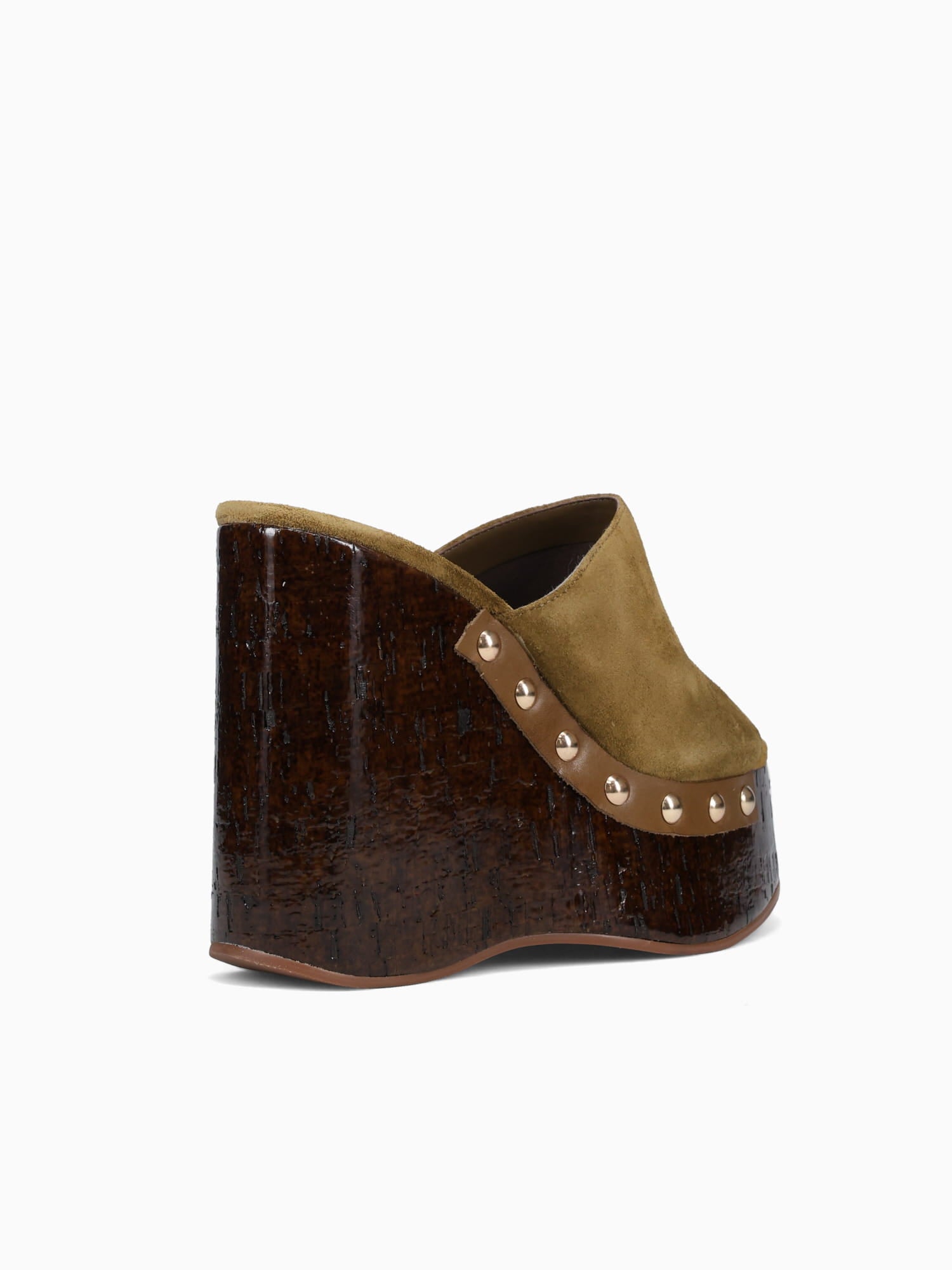 Yoali Dried Olive Suede Leather Dark Green / 5 / M