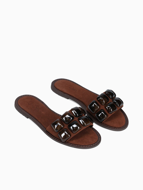 Maite Brown Suede Brown / 5 / M