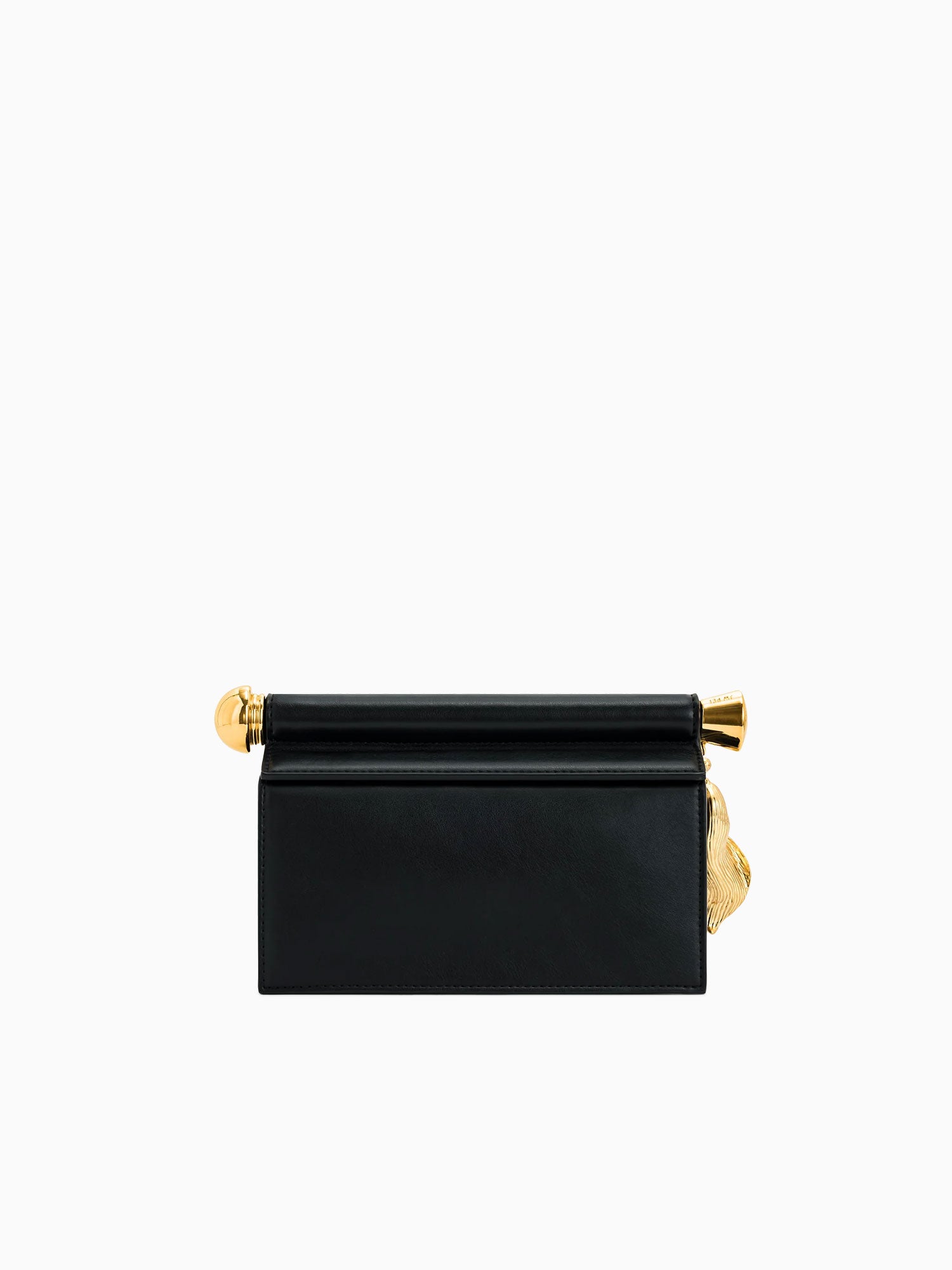 Holly Metal Clutch Black Black