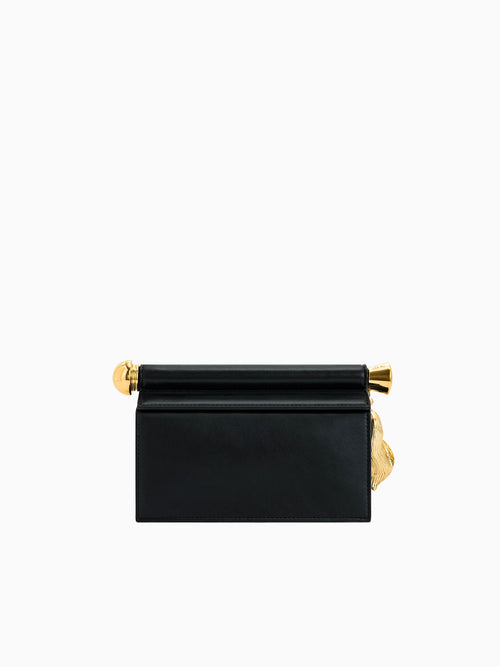 Holly Metal Clutch Black Black