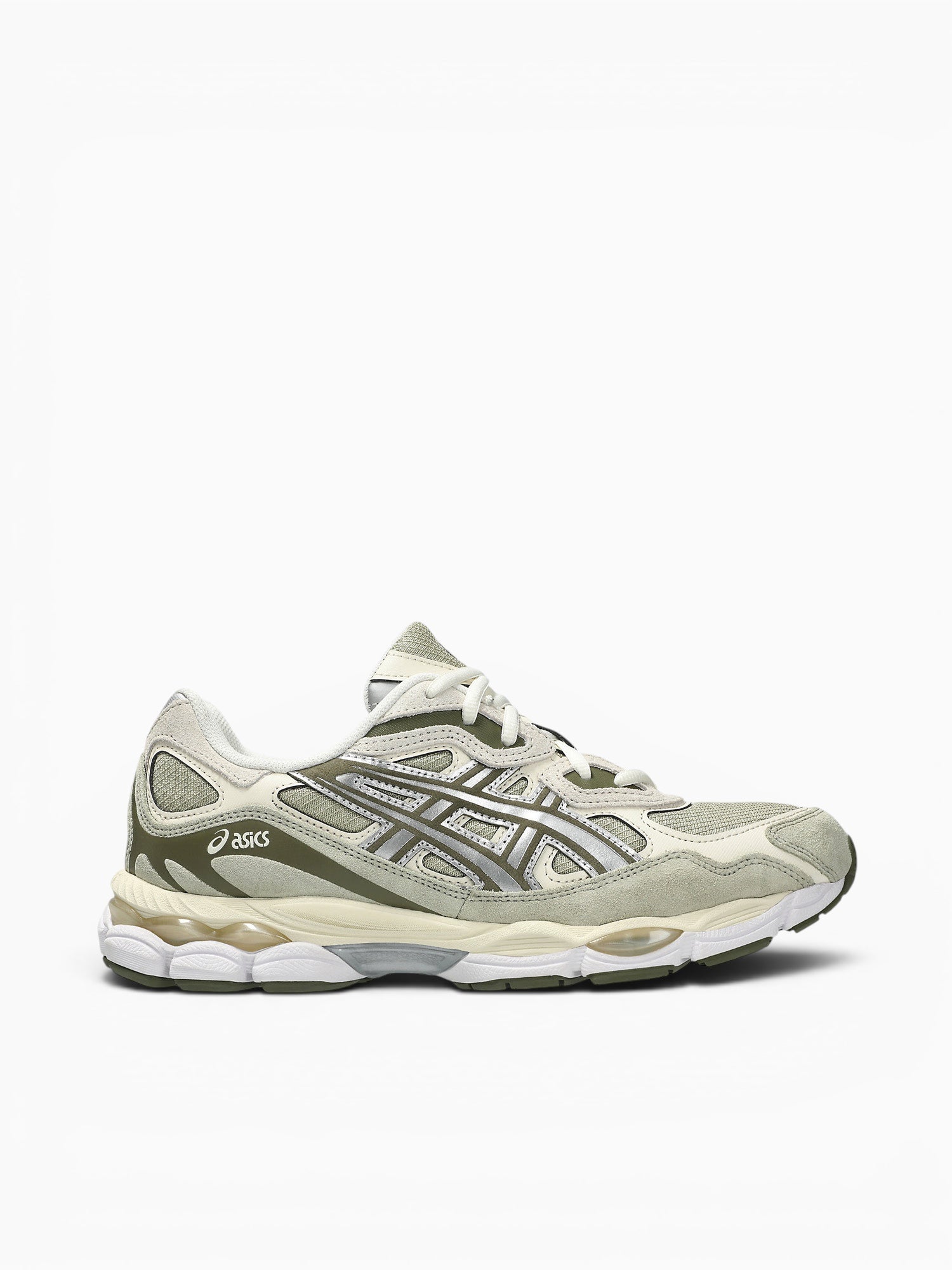 Gelnyc Khaki Powder Suede Mesh Dark Green / 4 / M
