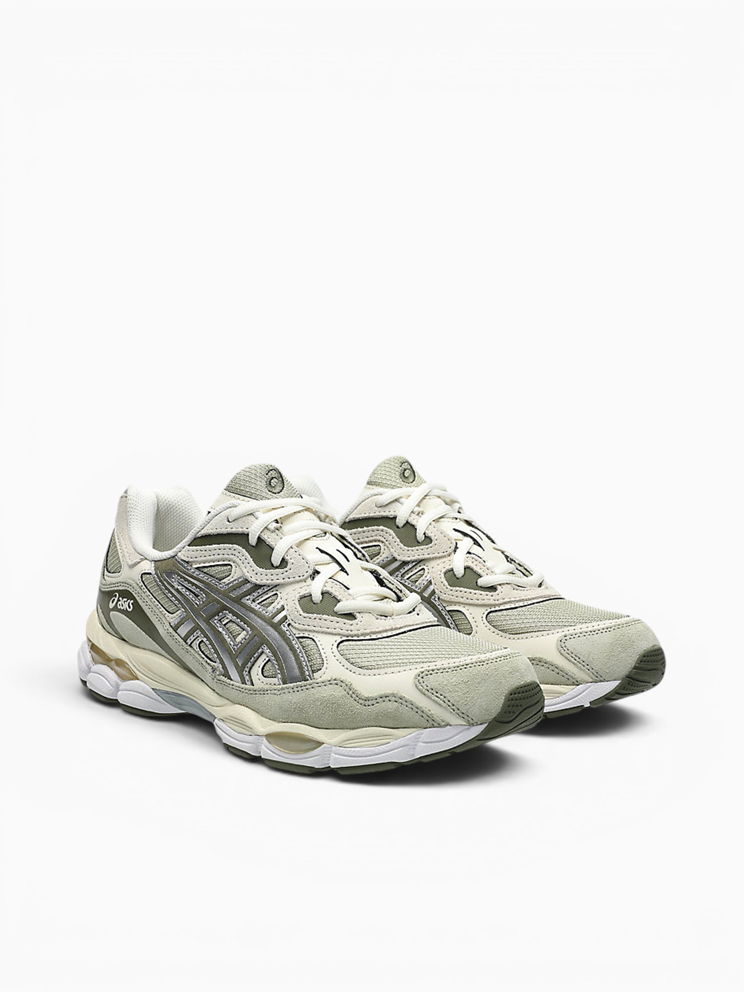 Gelnyc Khaki Powder Suede Mesh Dark Green / 4 / M