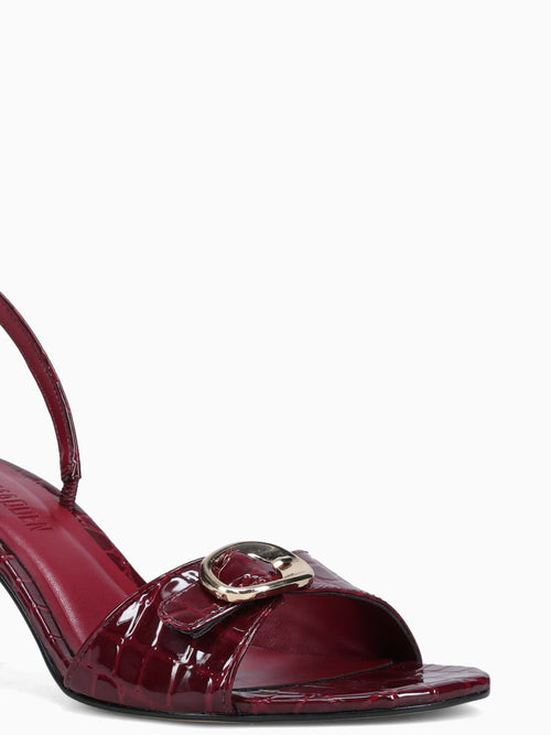 Henrietta Red Croco Red / 5 / M