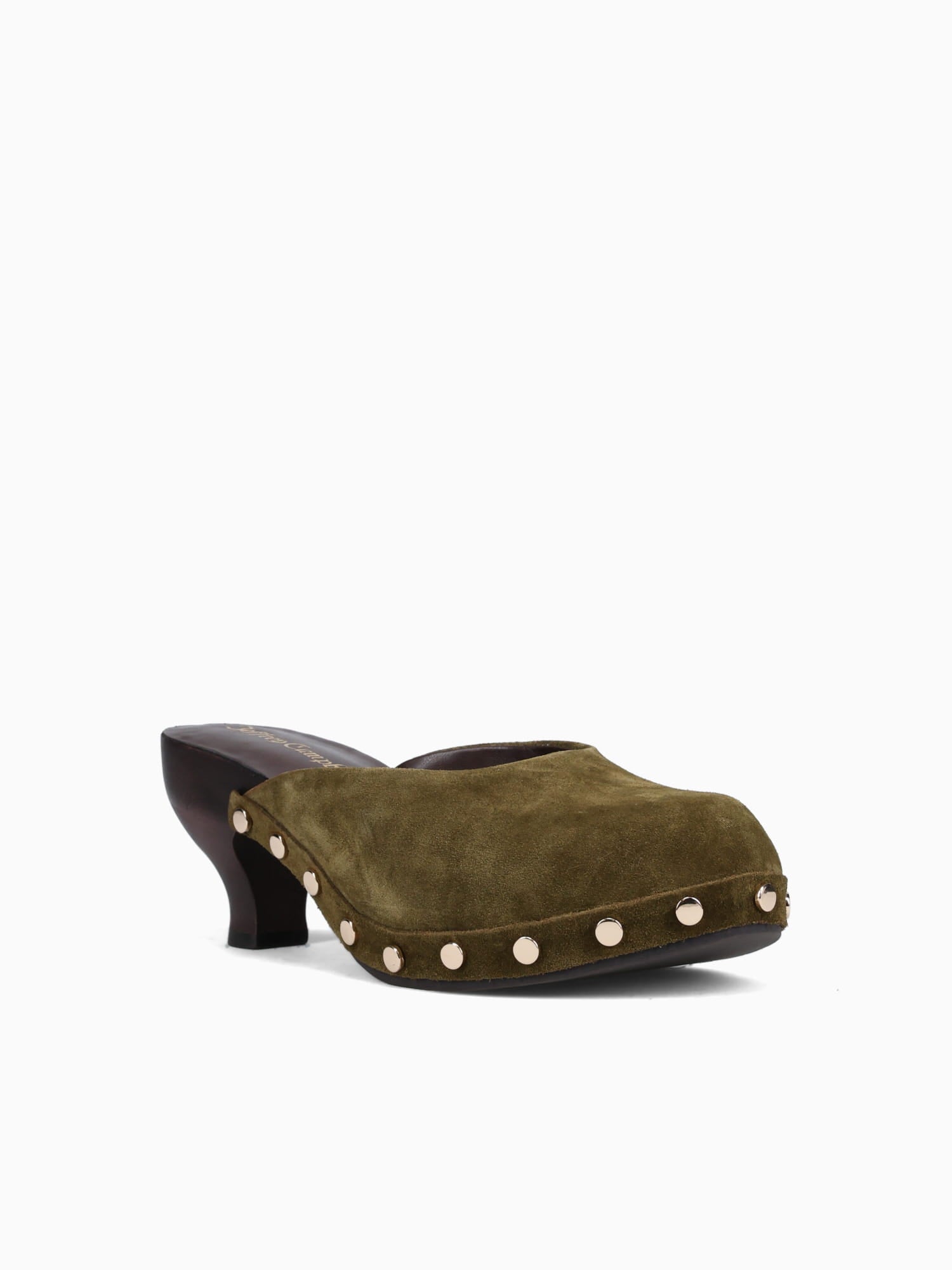 Cloquette2 Olive Cow Suede Dark Green / 5 / M