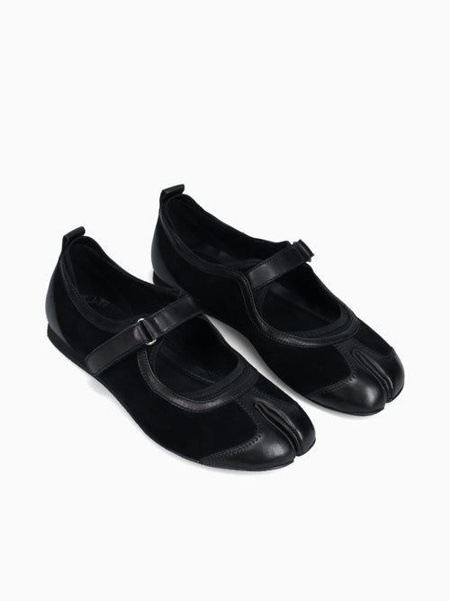 Thalion Black Combo Kid Suede Skin suede Black / 5 / M