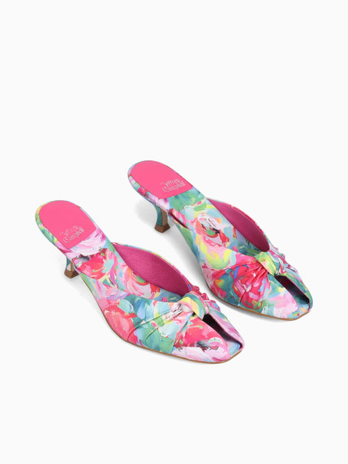 Twistal Fuchsia Multi Floral Pink Multi / 5 / M