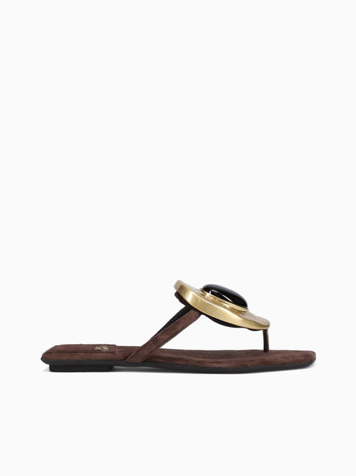 Bazaar Brown Suede Kid Suede Brown / 5 / M