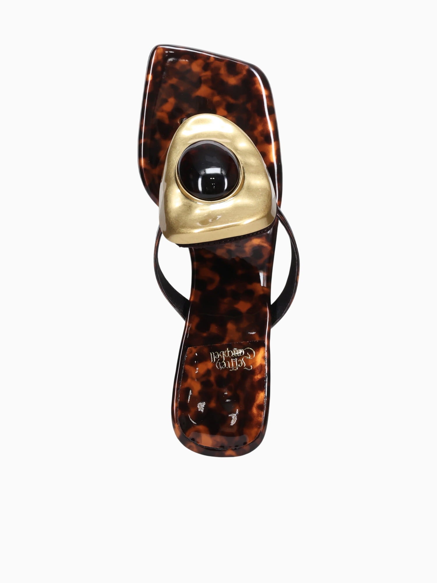 Bazaarmh Tortoise Patent Gold Brown Multi / 5 / M