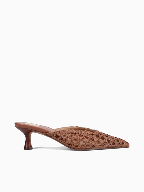 Cleo Loop Mid Brown Raffia Brown / 5 / M