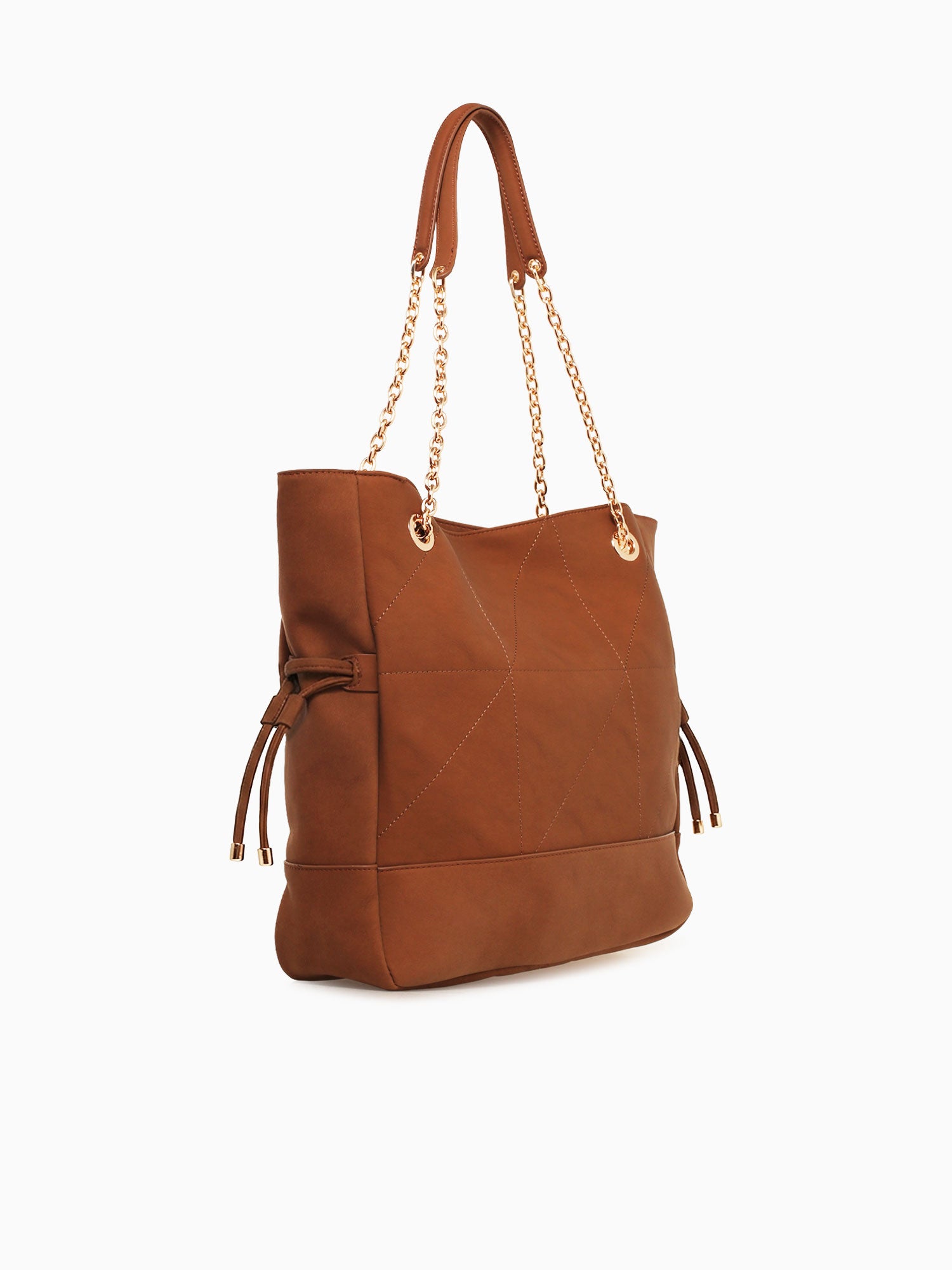 Kinsley Shoulder Bag Cognac Brown