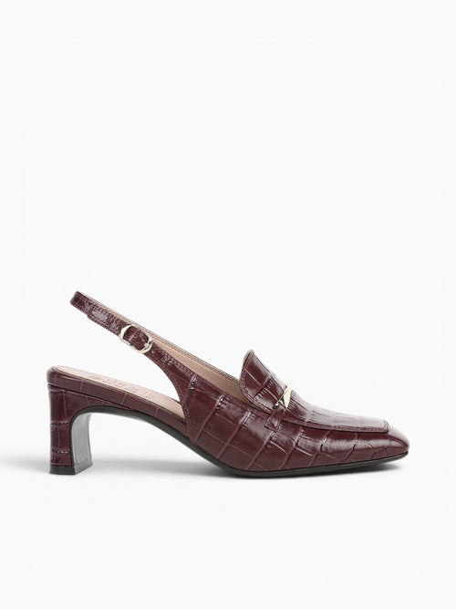 Cypress Smoky Sangria Croco Leather Wine / 5 / M