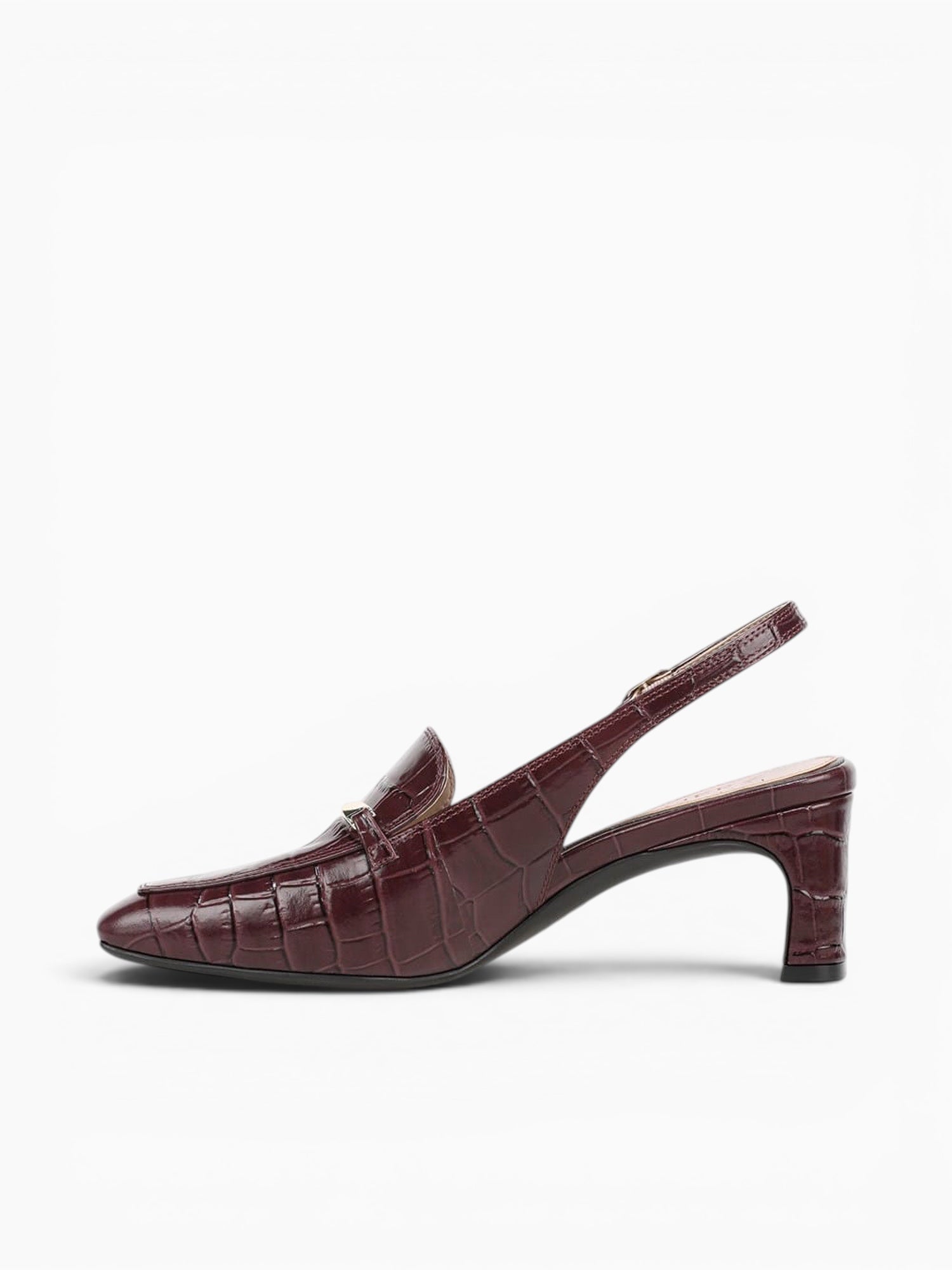 Cypress Smoky Sangria Croco Leather Wine / 5 / M