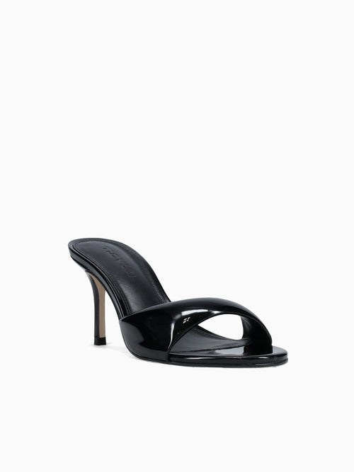 Puffy Black Patent Black / 5 / M