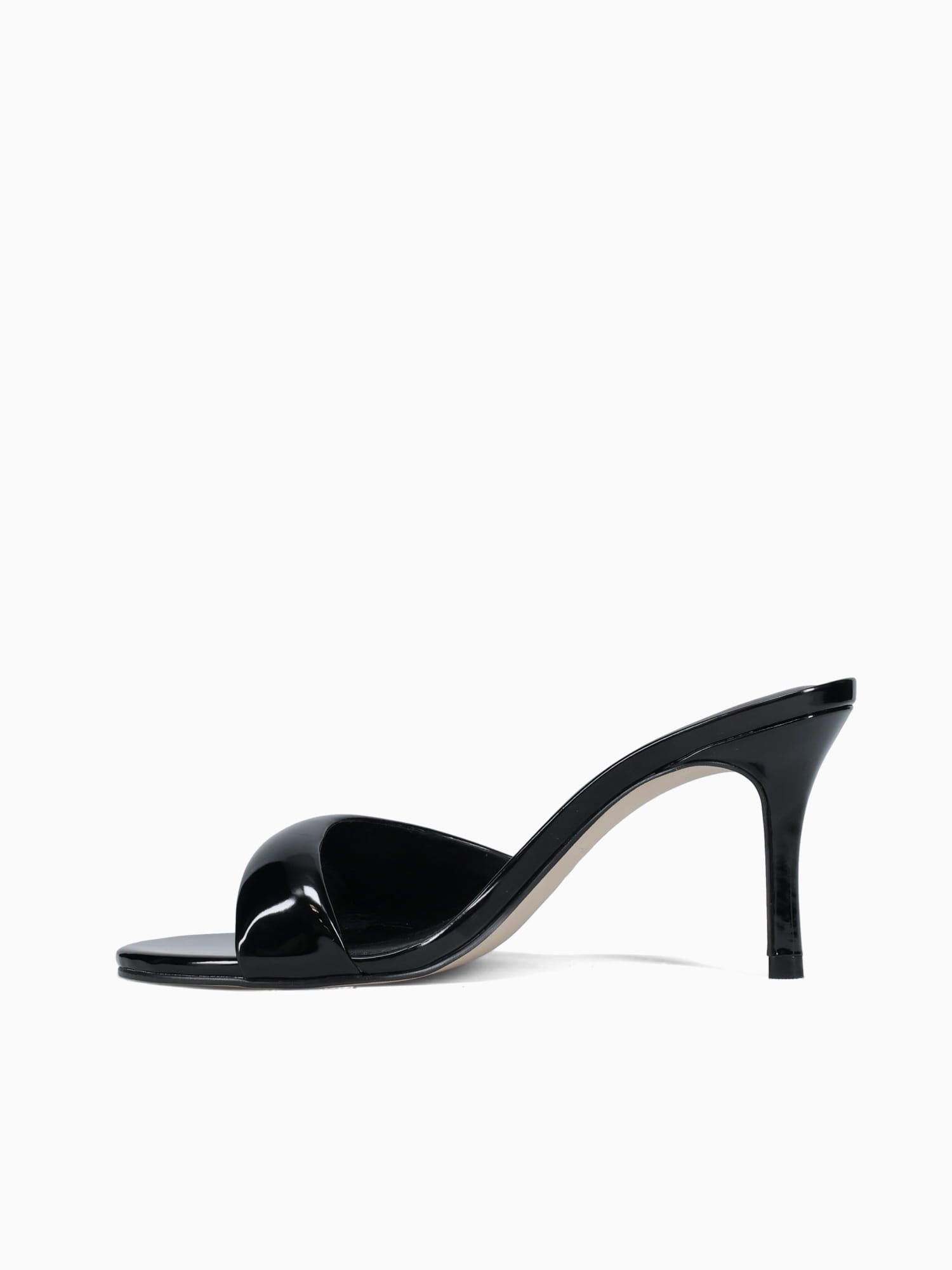 Puffy Black Patent Black / 5 / M