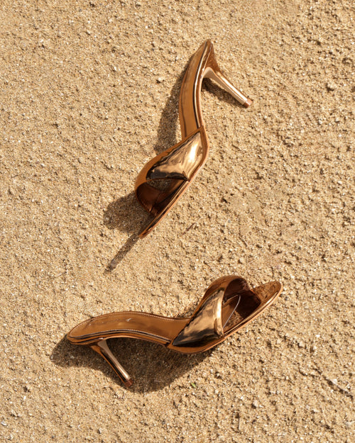 Puffy Bronze Patent