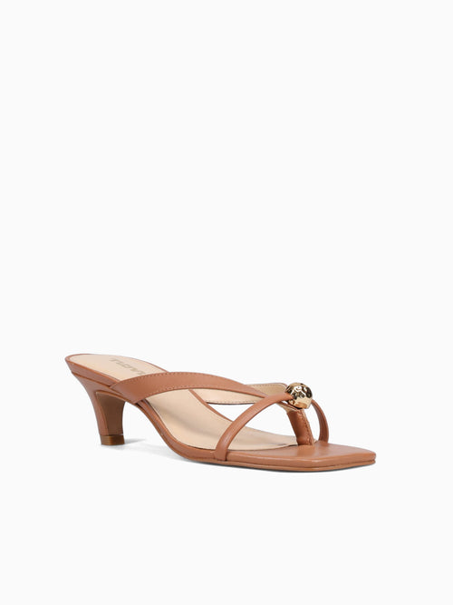 Nayara Saddle Tan Calf Leather Tan / 5 / M