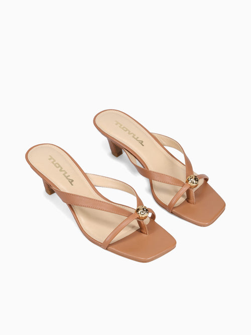Nayara Saddle Tan Calf Leather Tan / 5 / M