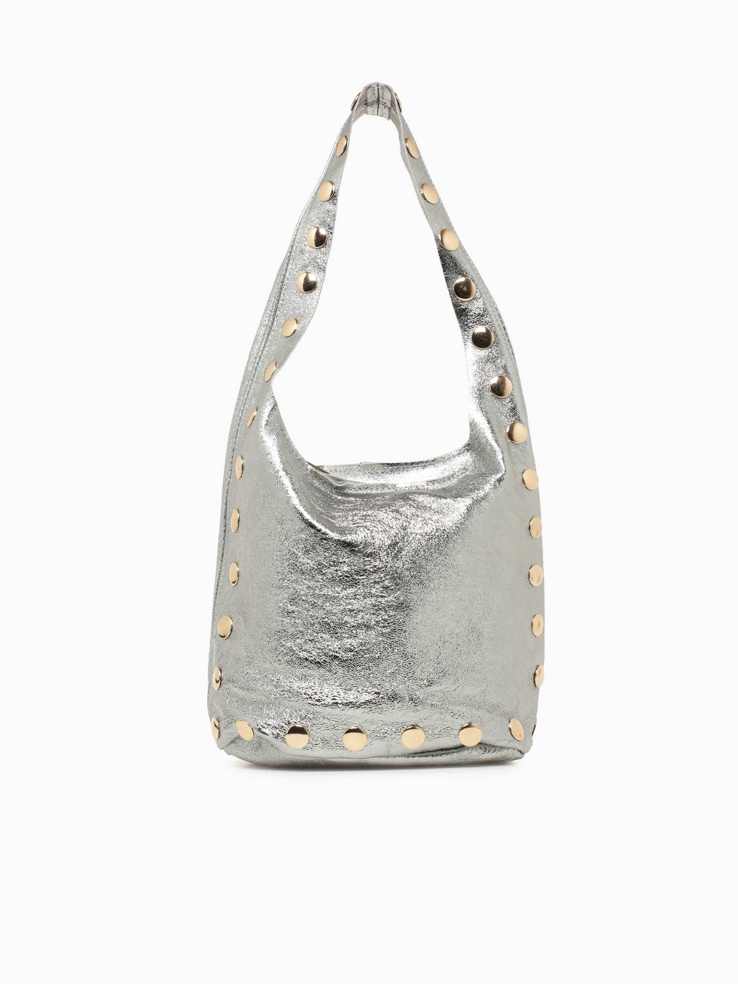 Sacca Frame Shoulder Bag Acciaio Silver