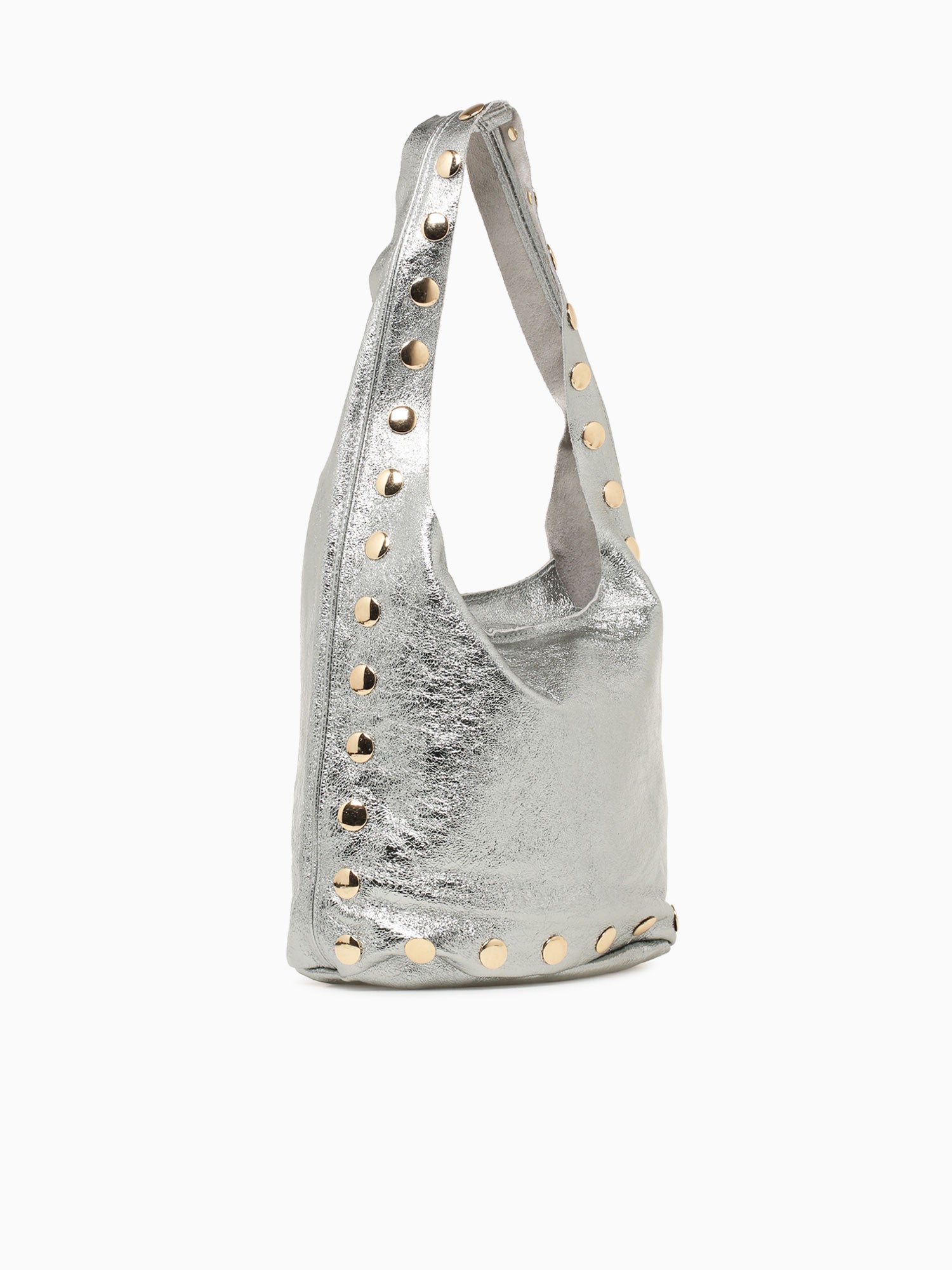 Sacca Frame Shoulder Bag Acciaio Silver