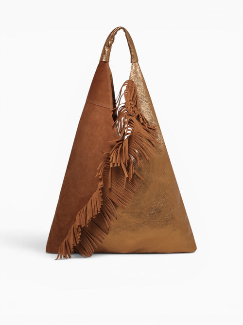 Giselle Suede Match Shoulder Bag Ruggia
