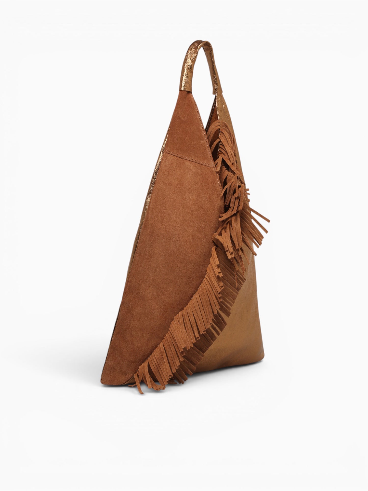 Giselle Suede Match Shoulder Bag Ruggia