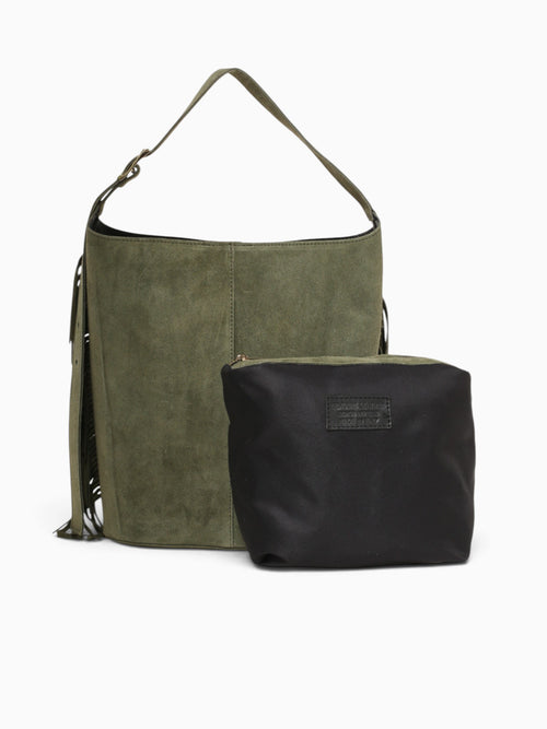 Donny Buckle Shoulder Bag Green #29 Green