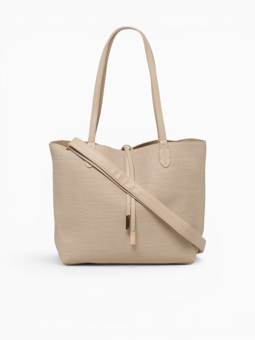 Carryon Tote Beige Beige Beige