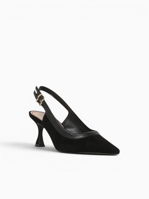 Giorgia Preto Kid Suede Black / 5 / M