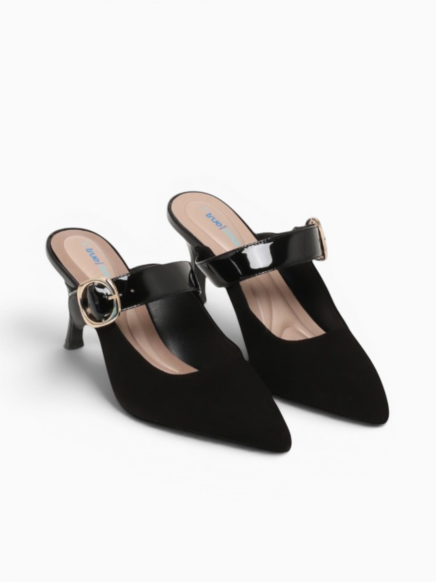 Greta Preto Kid Suede Verniz Black / 5 / M