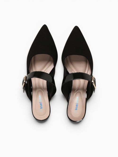 Greta Preto Kid Suede Verniz Black / 5 / M