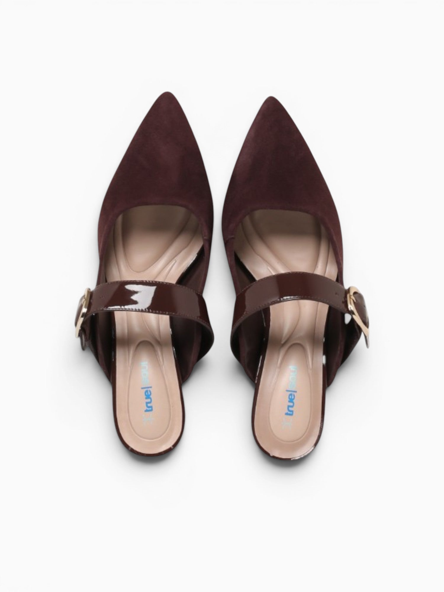 Greta Brown Kid Suede Verniz Brown / 5 / M