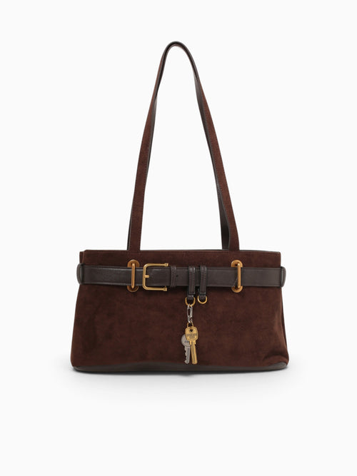 Elisse Shoulder Bag Brown Brown