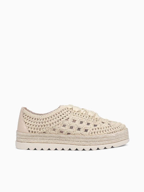 Eleanor Cream Weave Natural / 5 / M