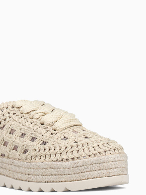 Eleanor Cream Weave Natural / 5 / M
