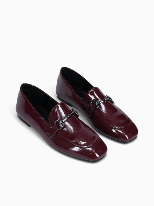 Abbie Burgundy Smooth Leather Wine / 5 / M