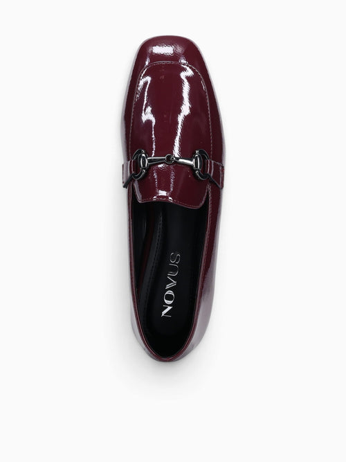 Abbie Burgundy Smooth Leather Wine / 5 / M