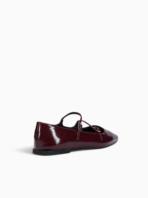 Aksel Burgundy Patent Wine / 5 / M
