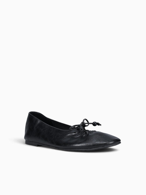 Andy Black Smooth Leather Black / 5 / M
