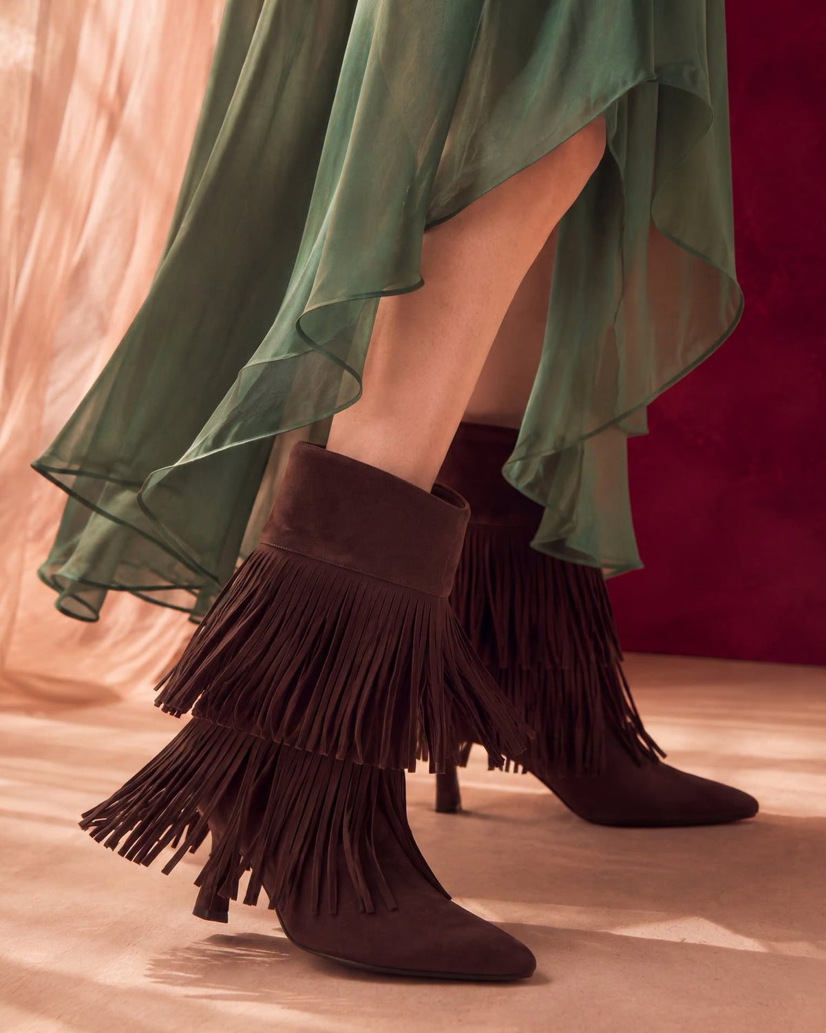 Ariel Brown Suede